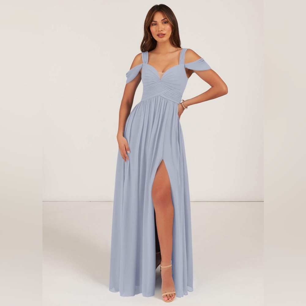 Azazie Lianne Dress Dusty Lavender